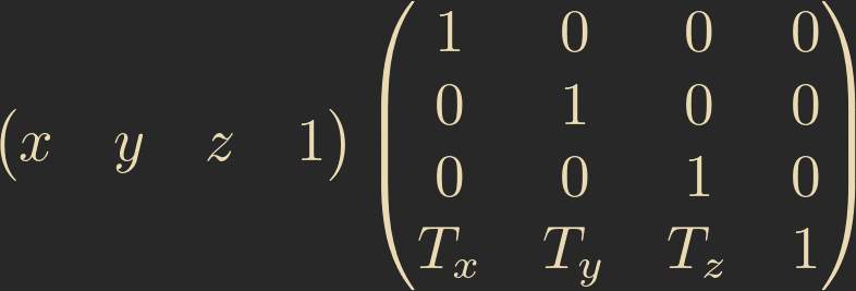 Matrix vs Vector, with row vectors.